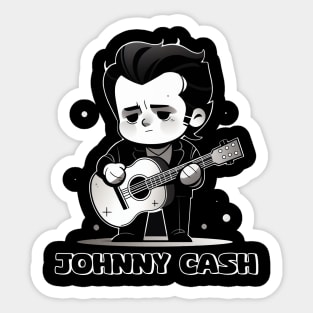 Johnny Cash Sticker